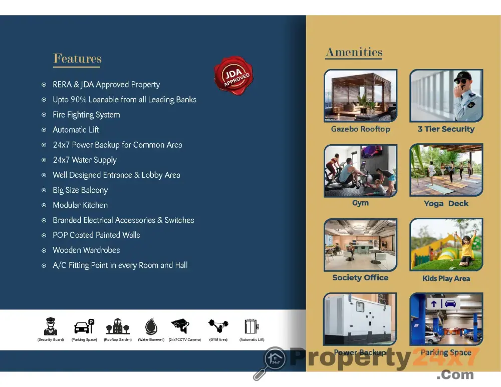 2 And 3 BHK Luxury Flats In Jagatpura, Jaipur