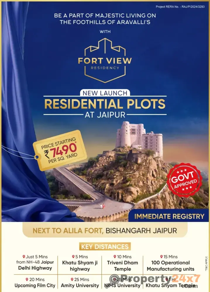 RERA & Govt Approved Residential Township, Bishangarh, Mohanpura, Jaipur